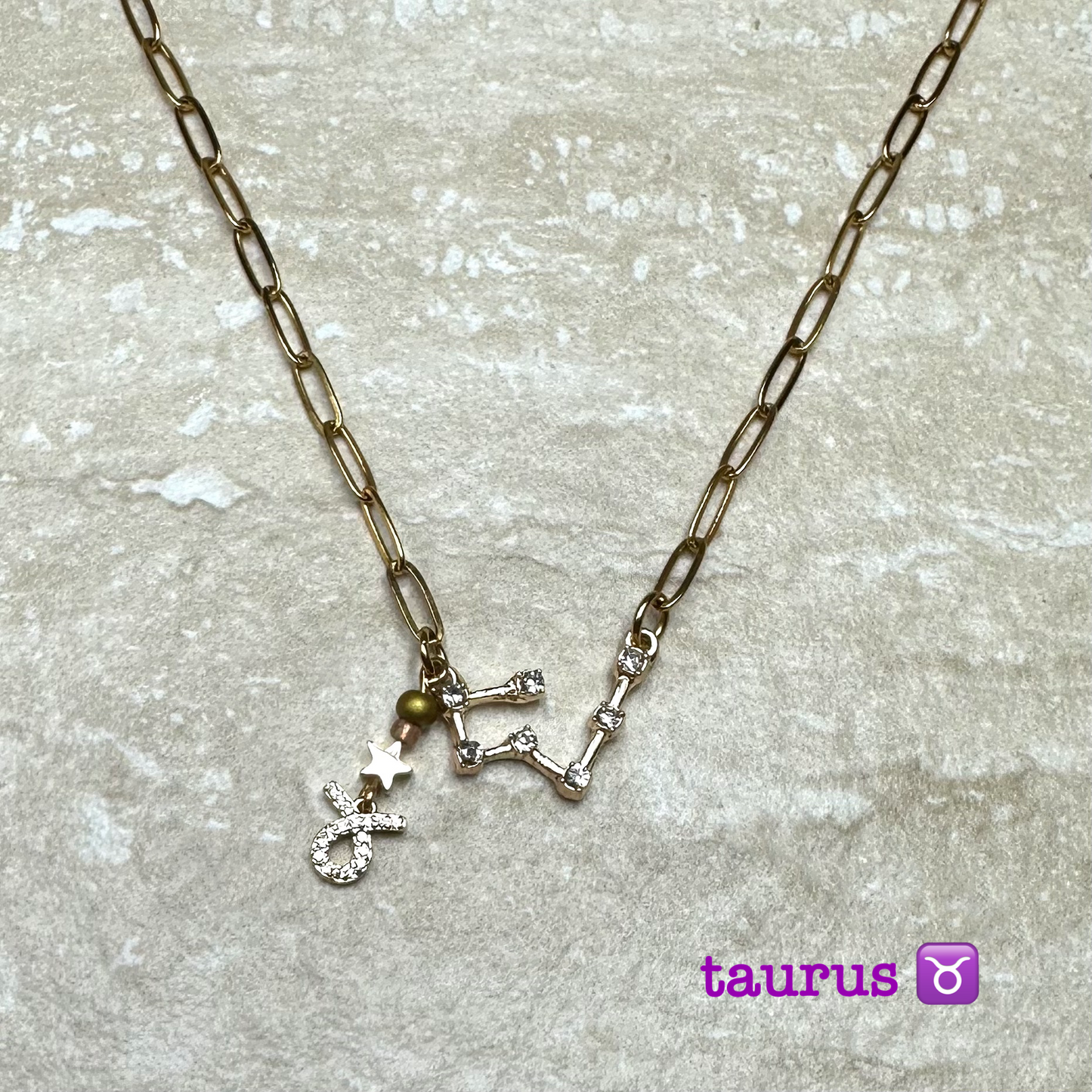 Zodiac Constellation Chain Necklace