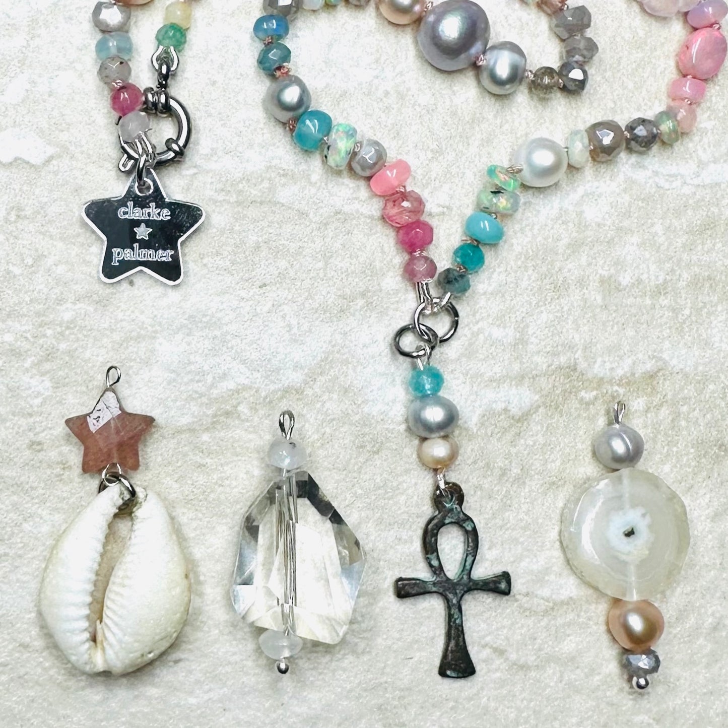 Heavenly Love Gemstone Mala Necklace