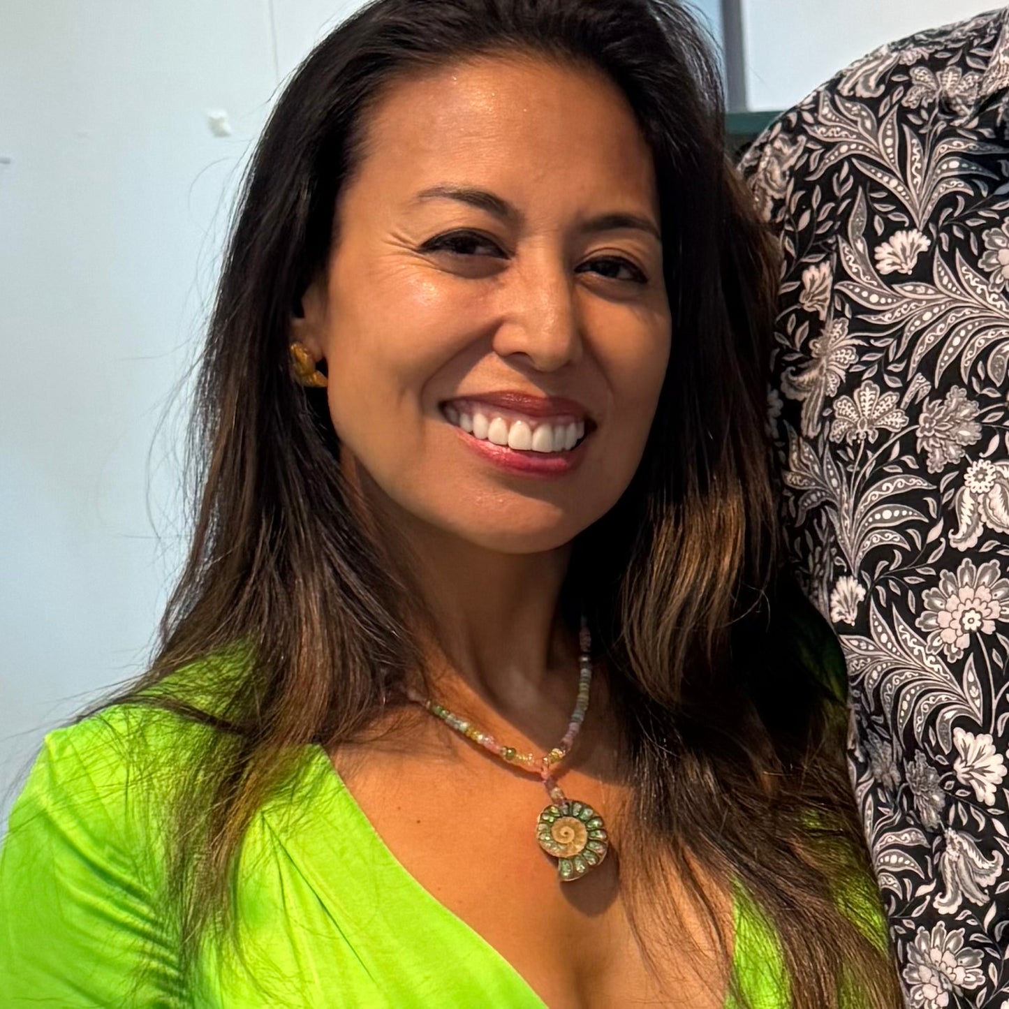 Ammonite Gemstone Beaded Necklace