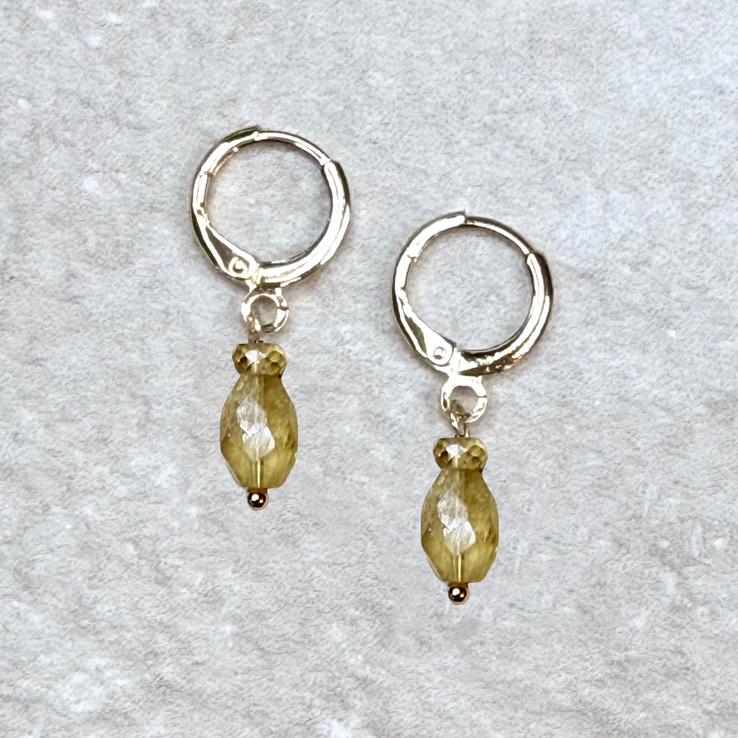 Birthstone drop earrings - Gemstone - CLARKE PALMER