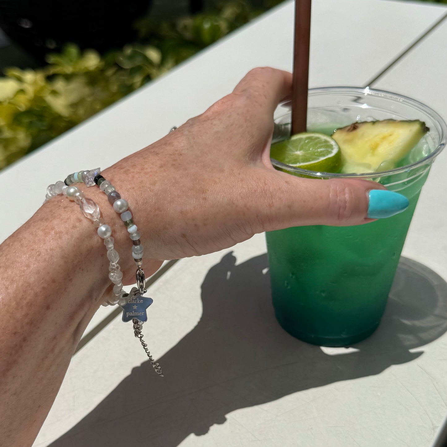 Ombré Smoky Grey Gemstone Bracelet