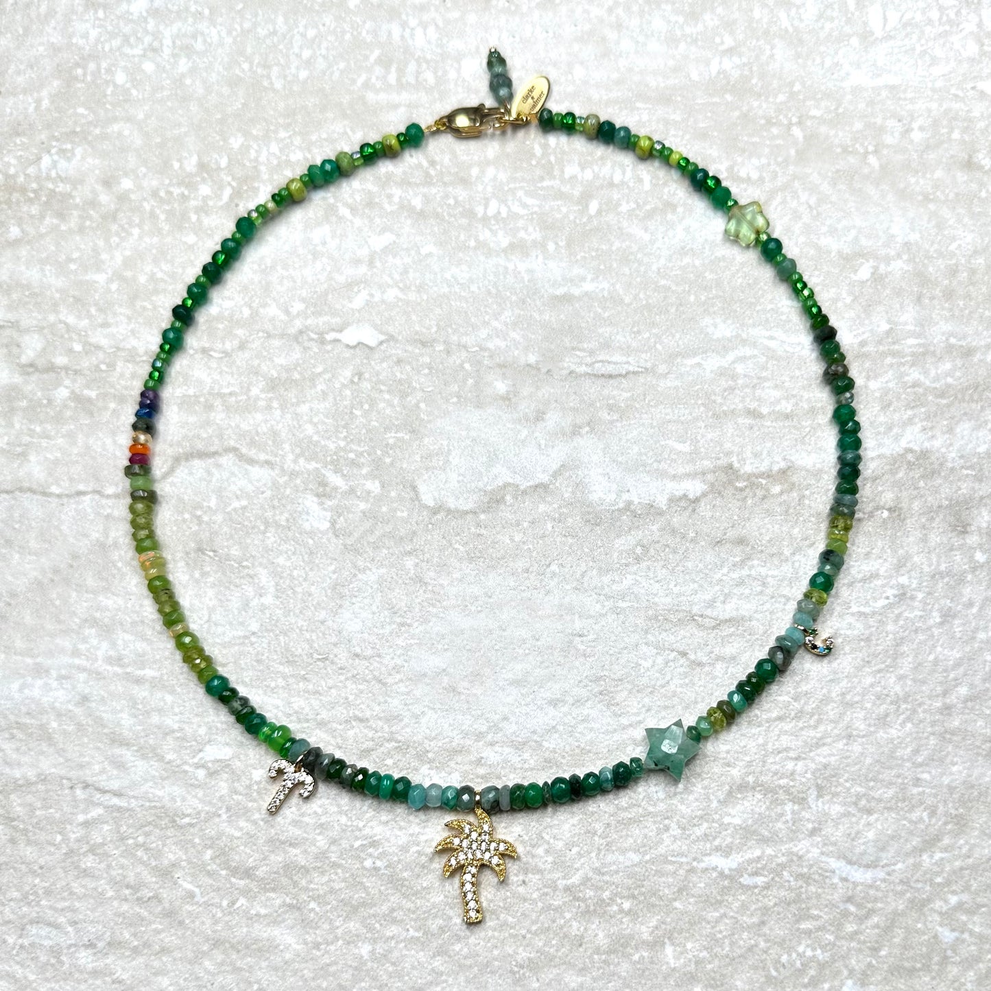Emerald Star Necklace