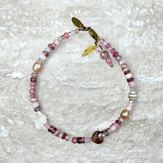 Naked Beach Gemstone Anklet