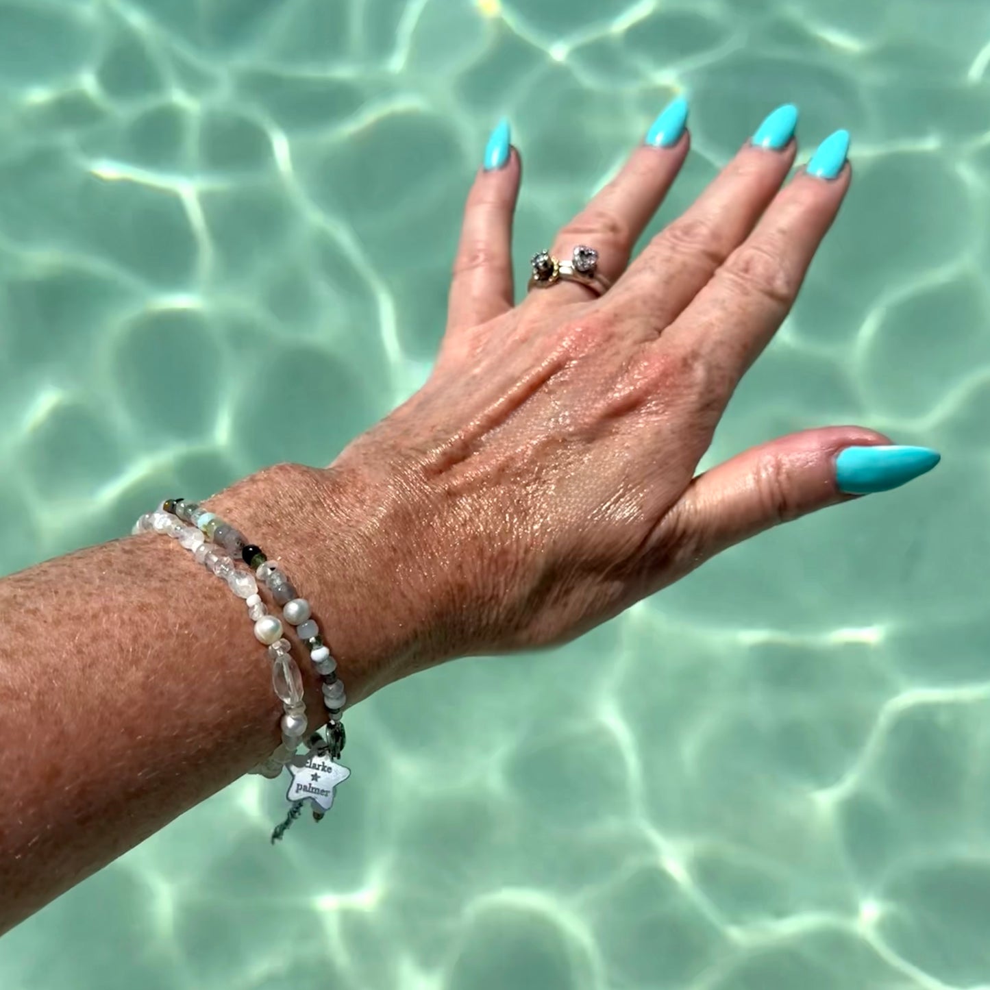 Pearl & Moonstone Charm Bracelet