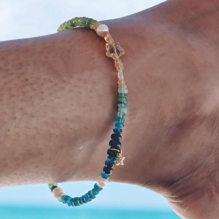 Dream Beach Gemstone Anklet