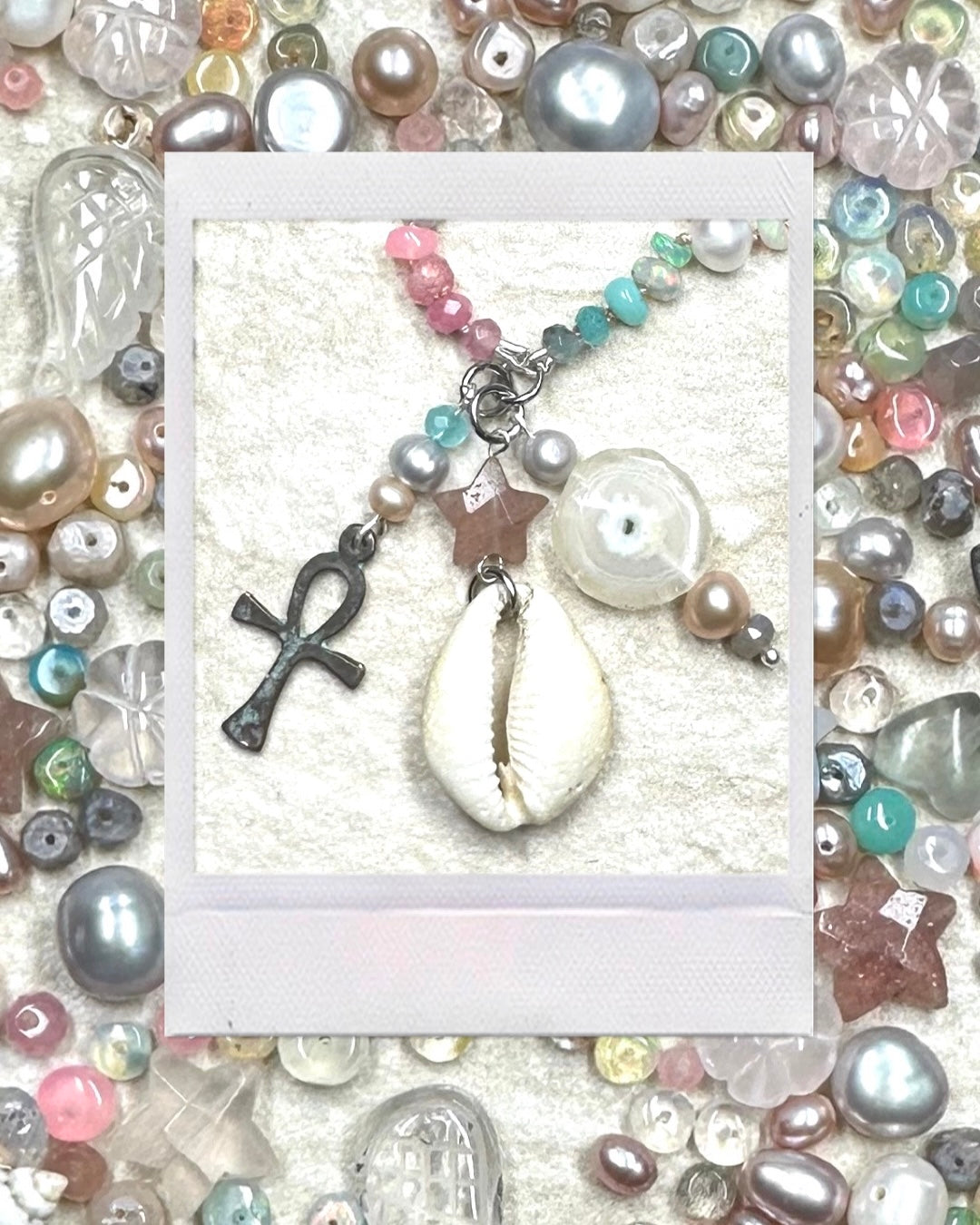 Heavenly Love Gemstone Mala Necklace