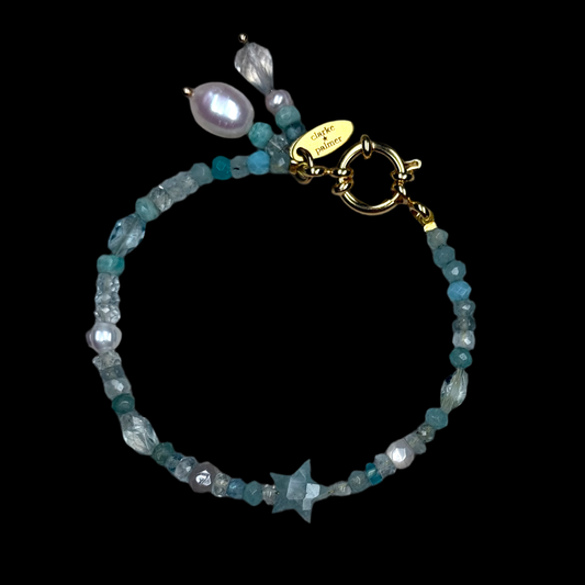 A Star is Born Bracelet - Gemstone - Gold Vermeil - CLARKE PALMER