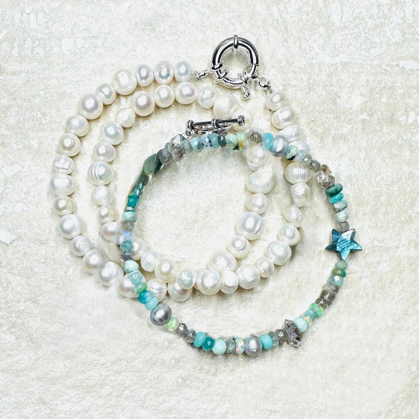 Iridescent Mermaid Charm Bracelet