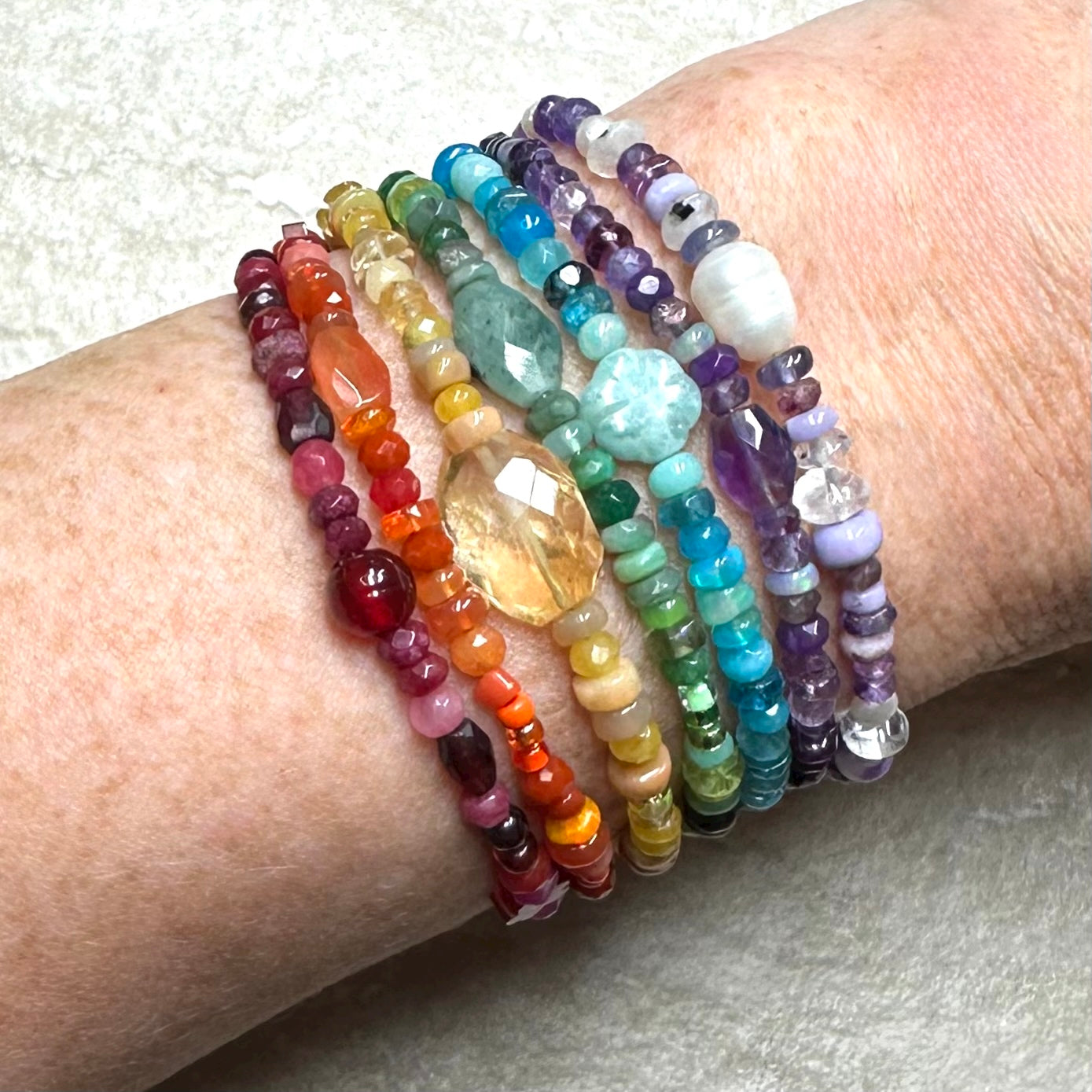 Chakra Gemstone Bracelet