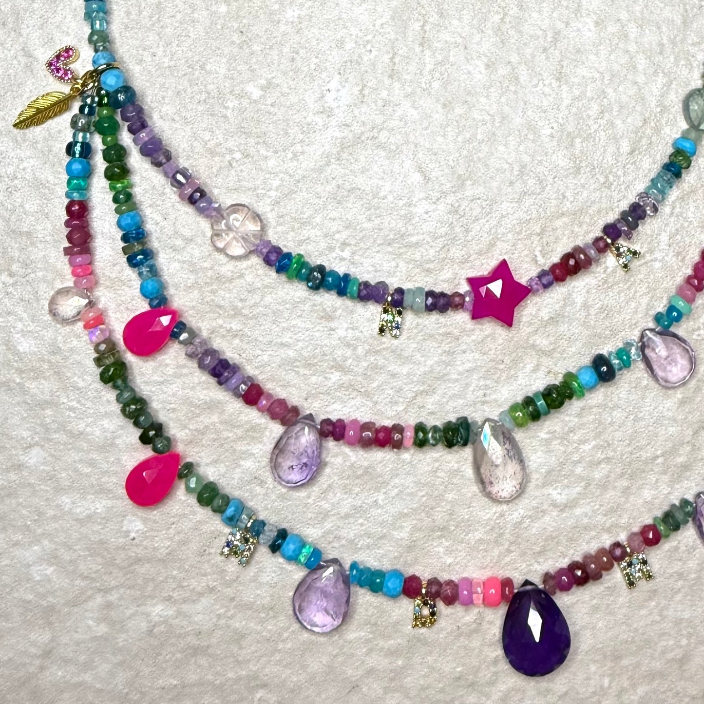 Tropical Punk Everything Briolette Necklace