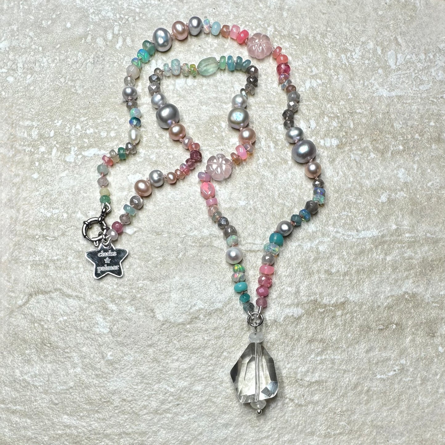 Heavenly Love Gemstone Mala Necklace