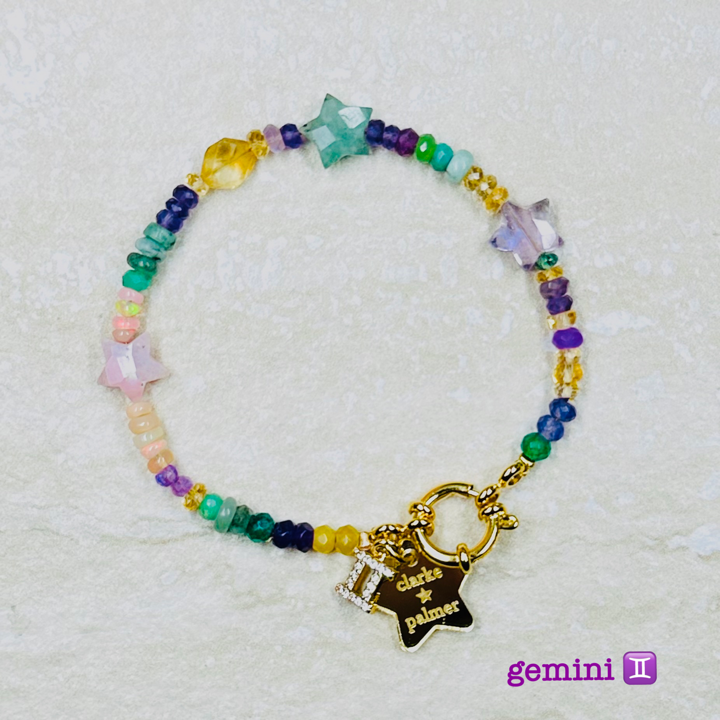 Zodiac Supercharged Gemstone Bracelet