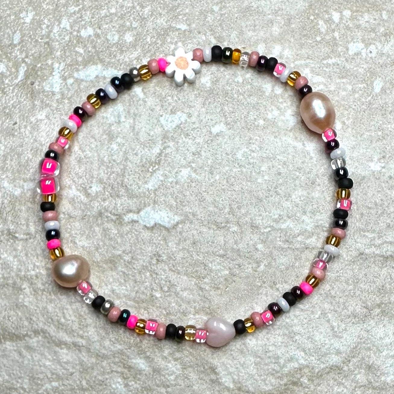All Sorts Beaded Pearl Bracelet