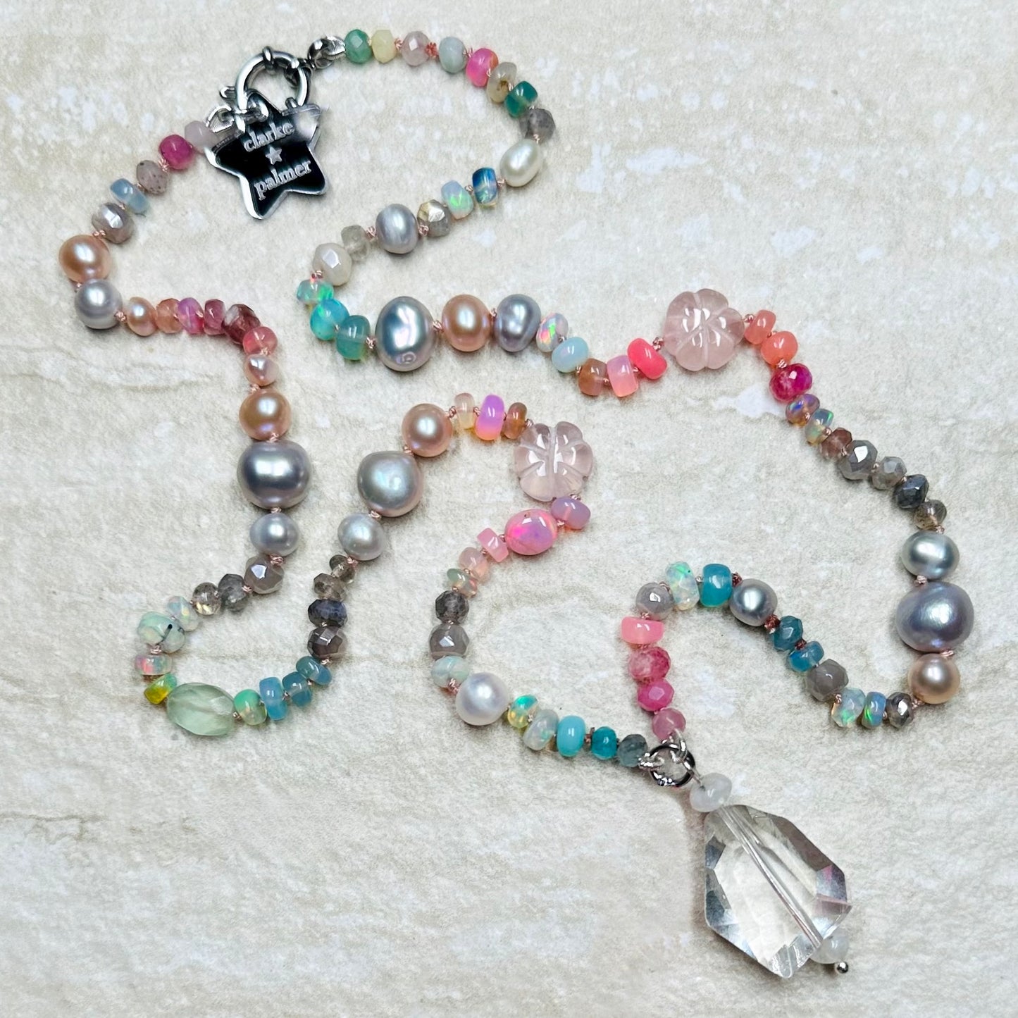 Heavenly Love Gemstone Mala Necklace
