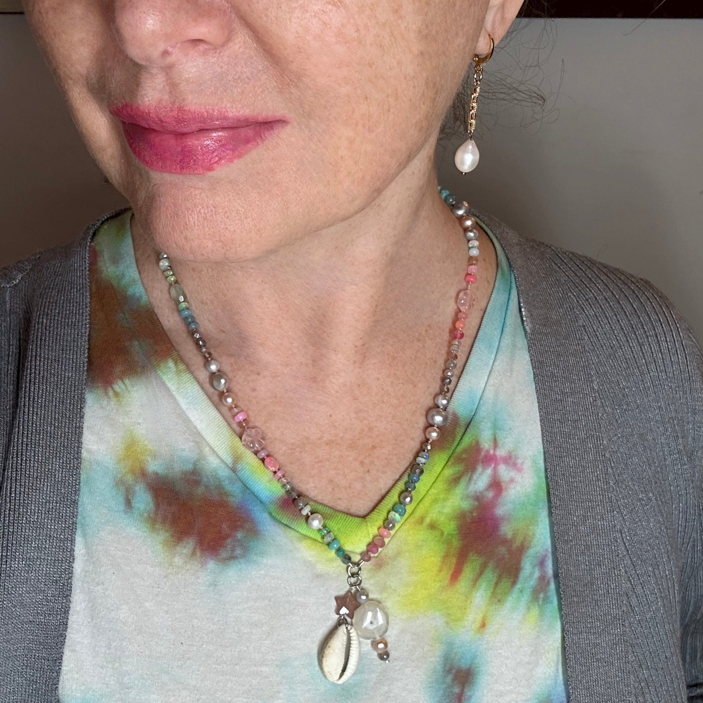 Heavenly Love Gemstone Mala Necklace