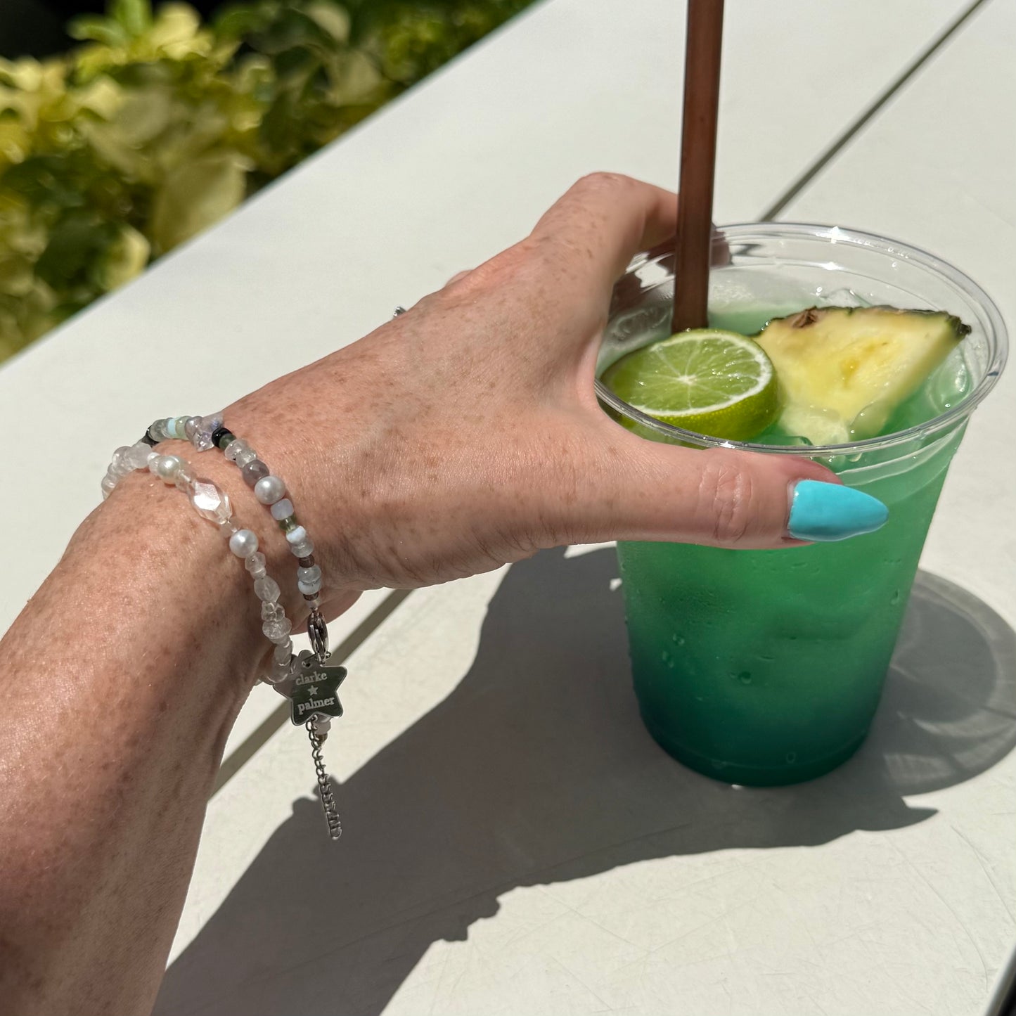 Pearl & Moonstone Charm Bracelet