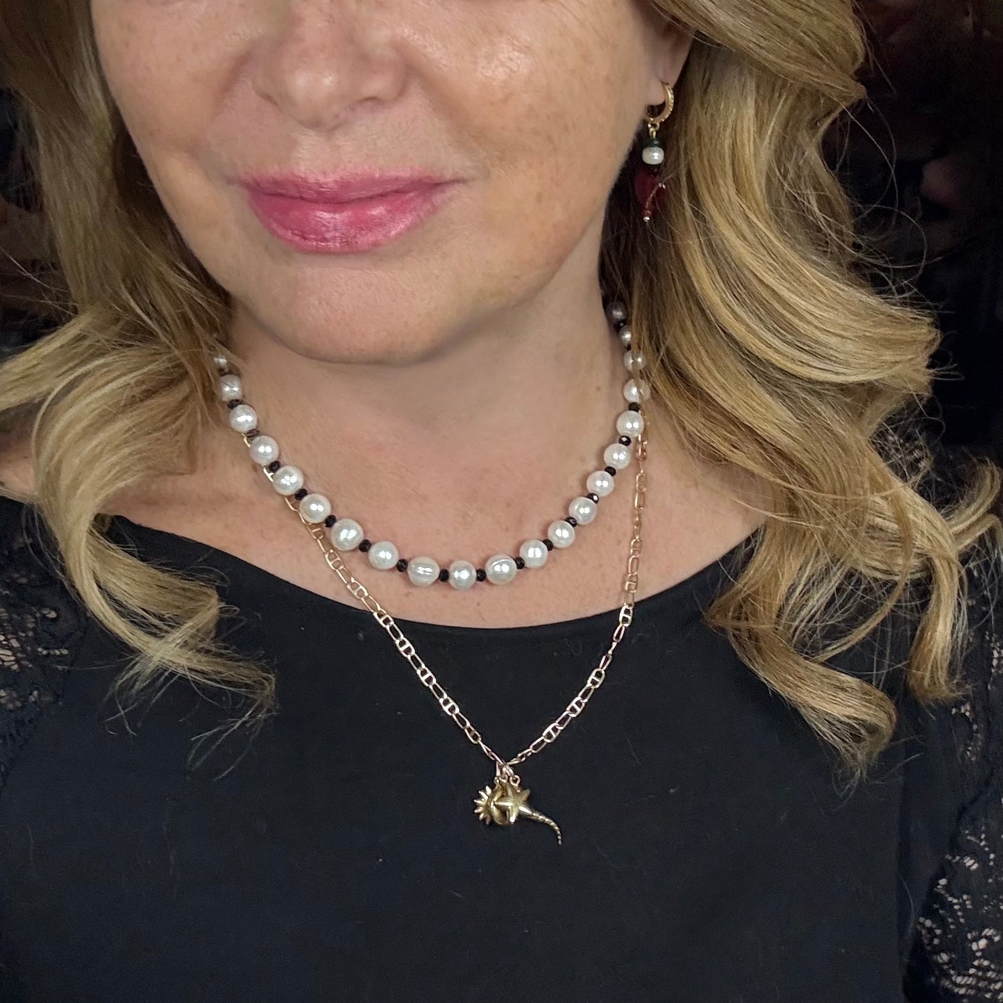 Gaza Love Drop Chalcedony by Heart Earrings