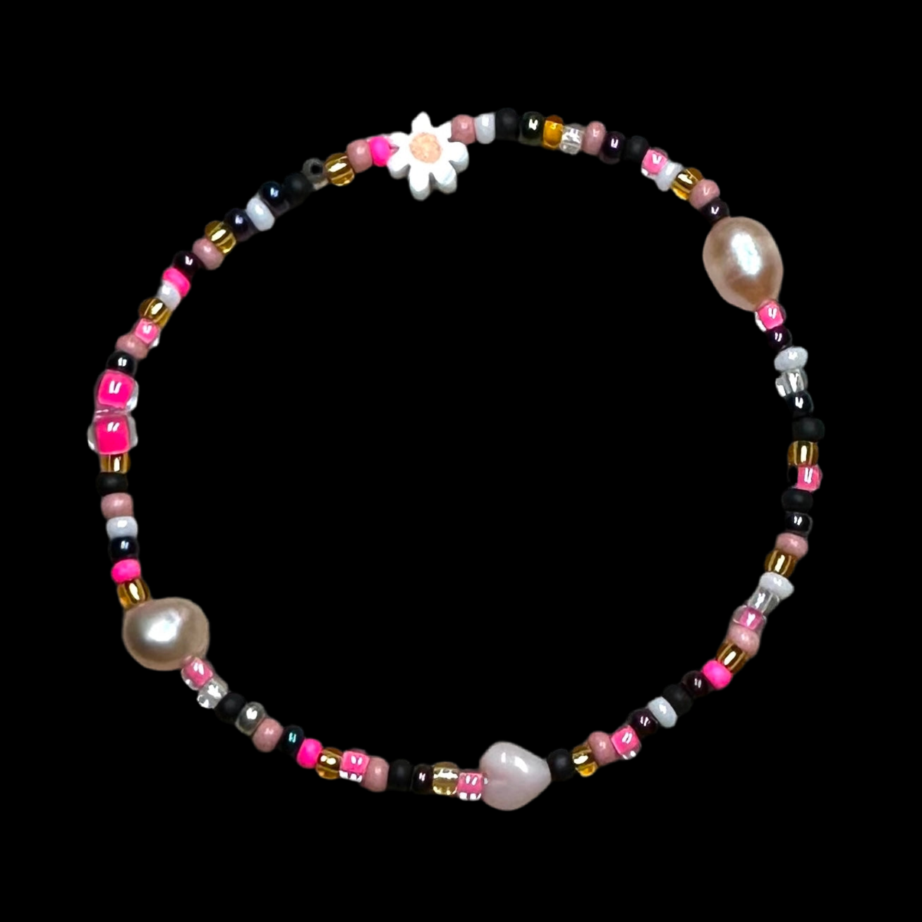 All Sorts Beaded Pearl Bracelet