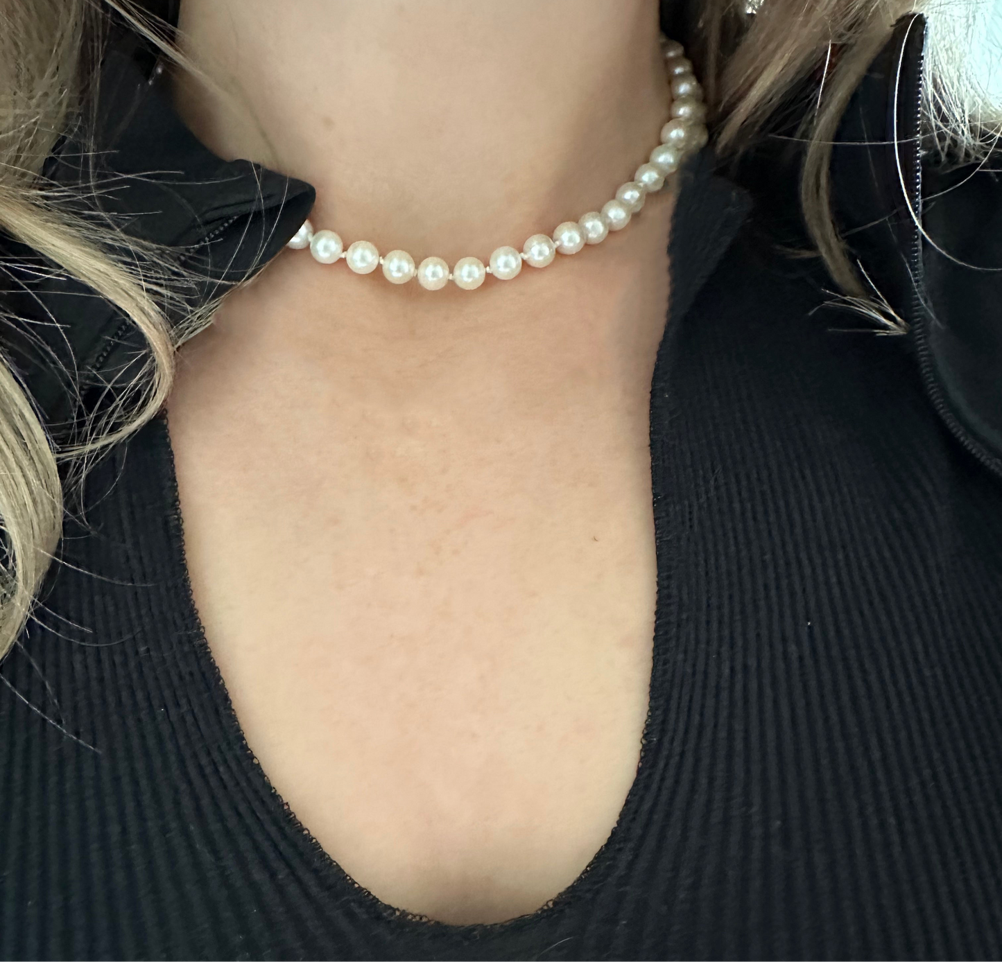 Classic Single Strand Pearl Necklace