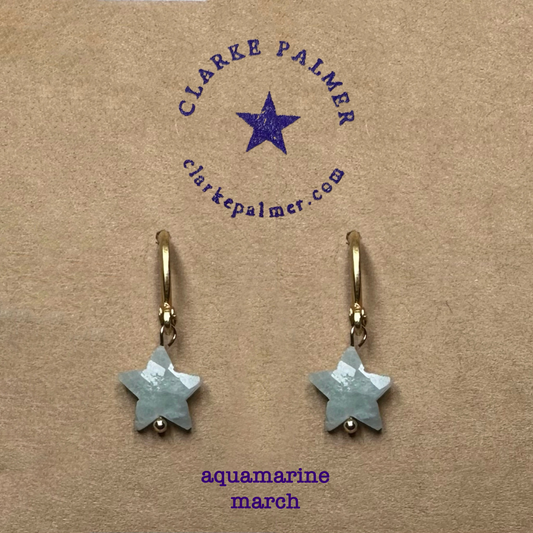 Star Drop Earrings | Gemstone | Handmade | CLARKE PALMER