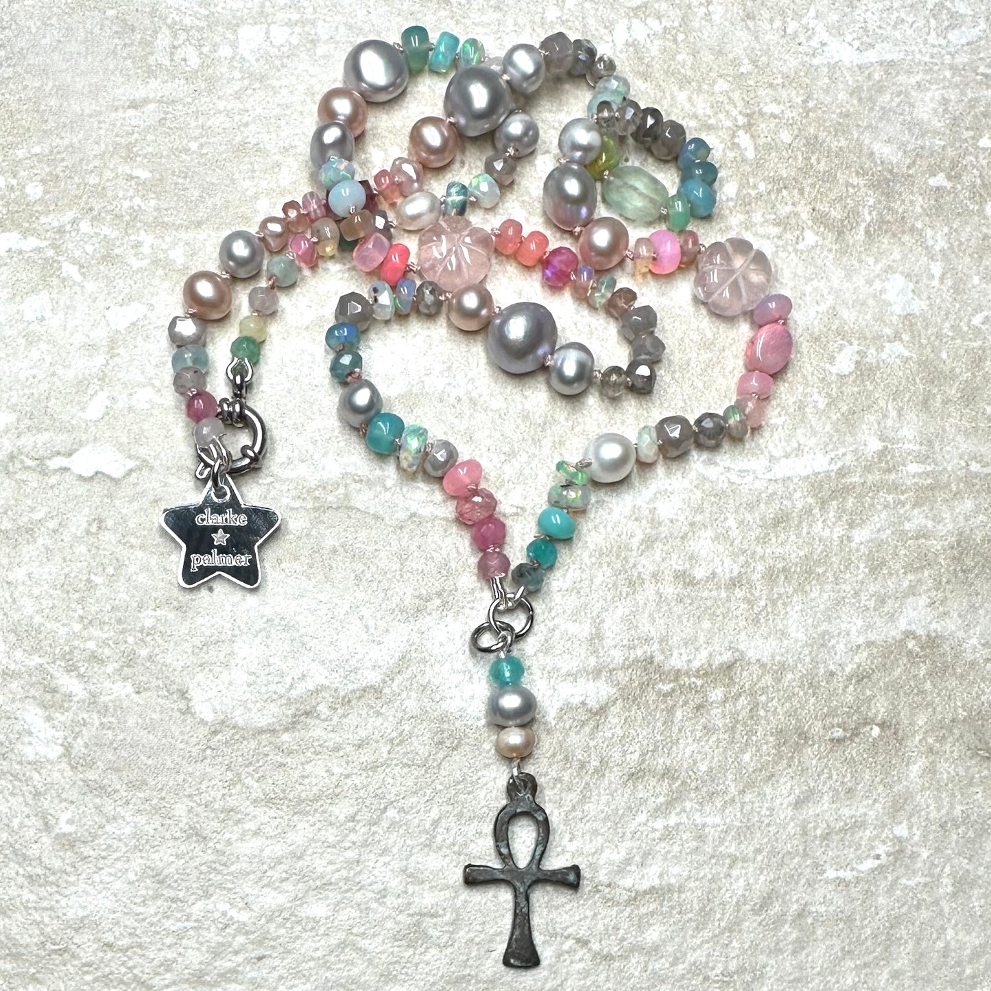 Heavenly Love Gemstone Mala Necklace