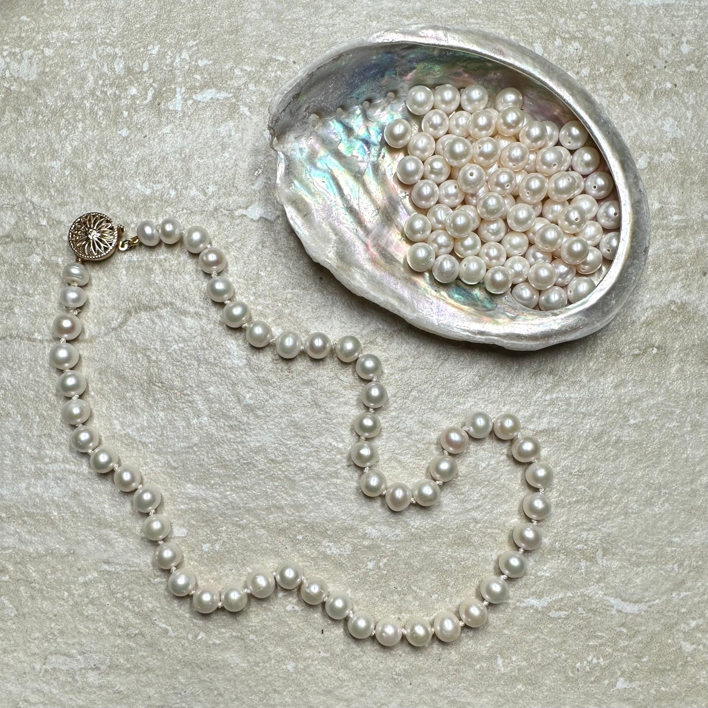 Classic Single Strand Pearl Necklace