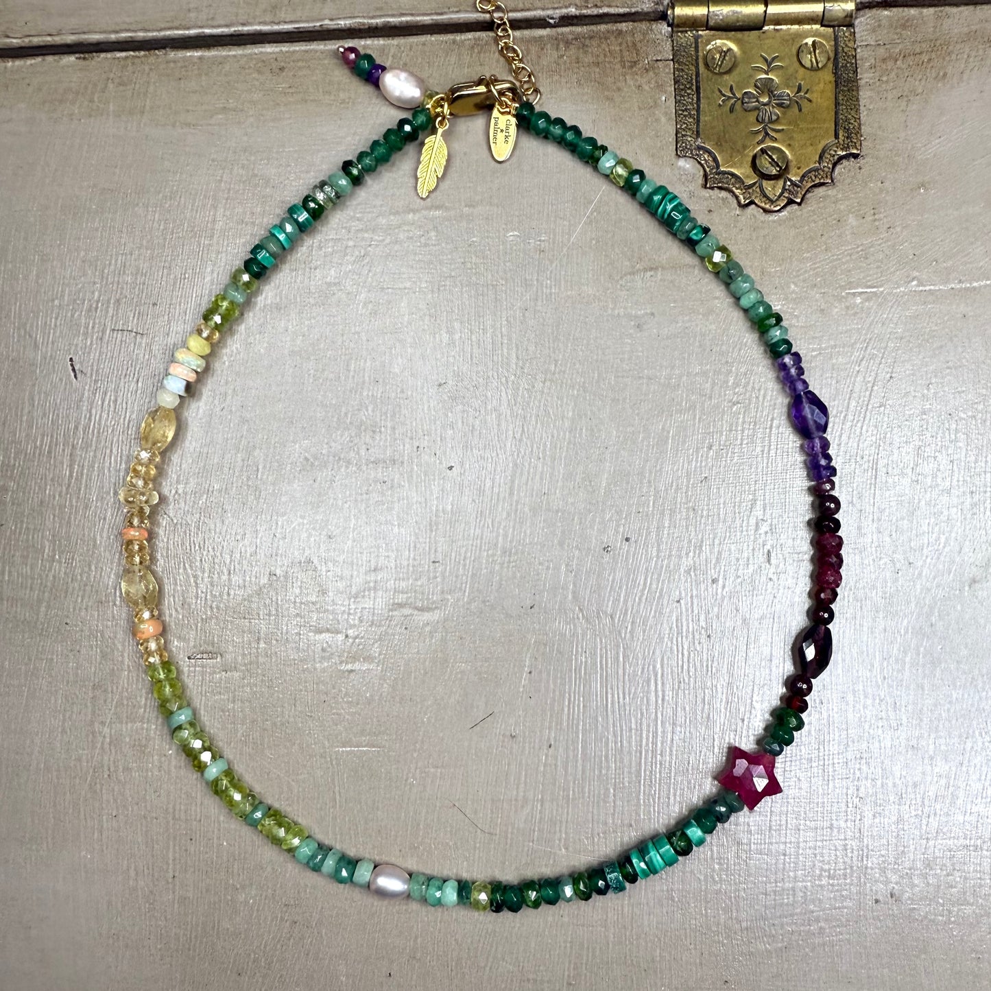 ‘Eden’ Ombré Gemstone Bespoke Necklace
