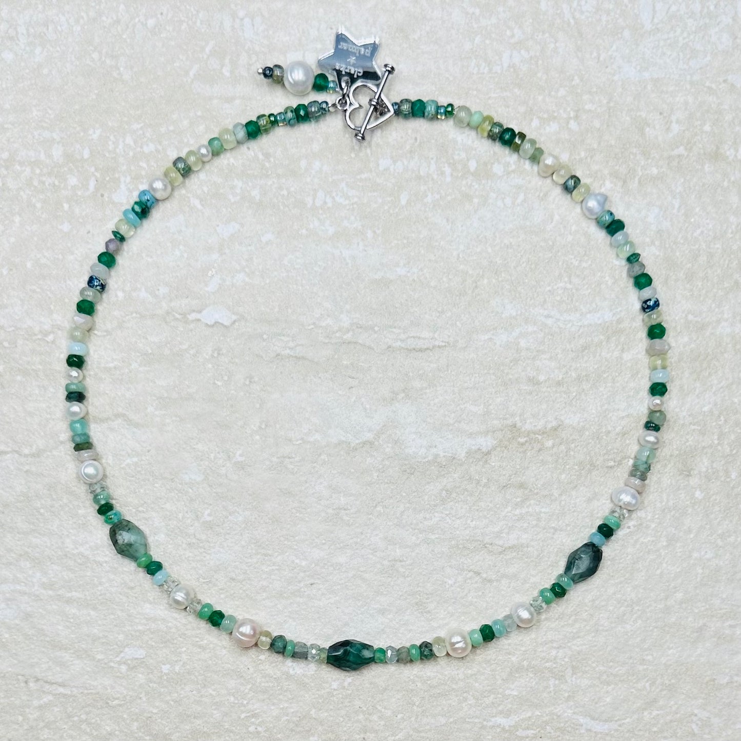Emerald Pearl Necklace