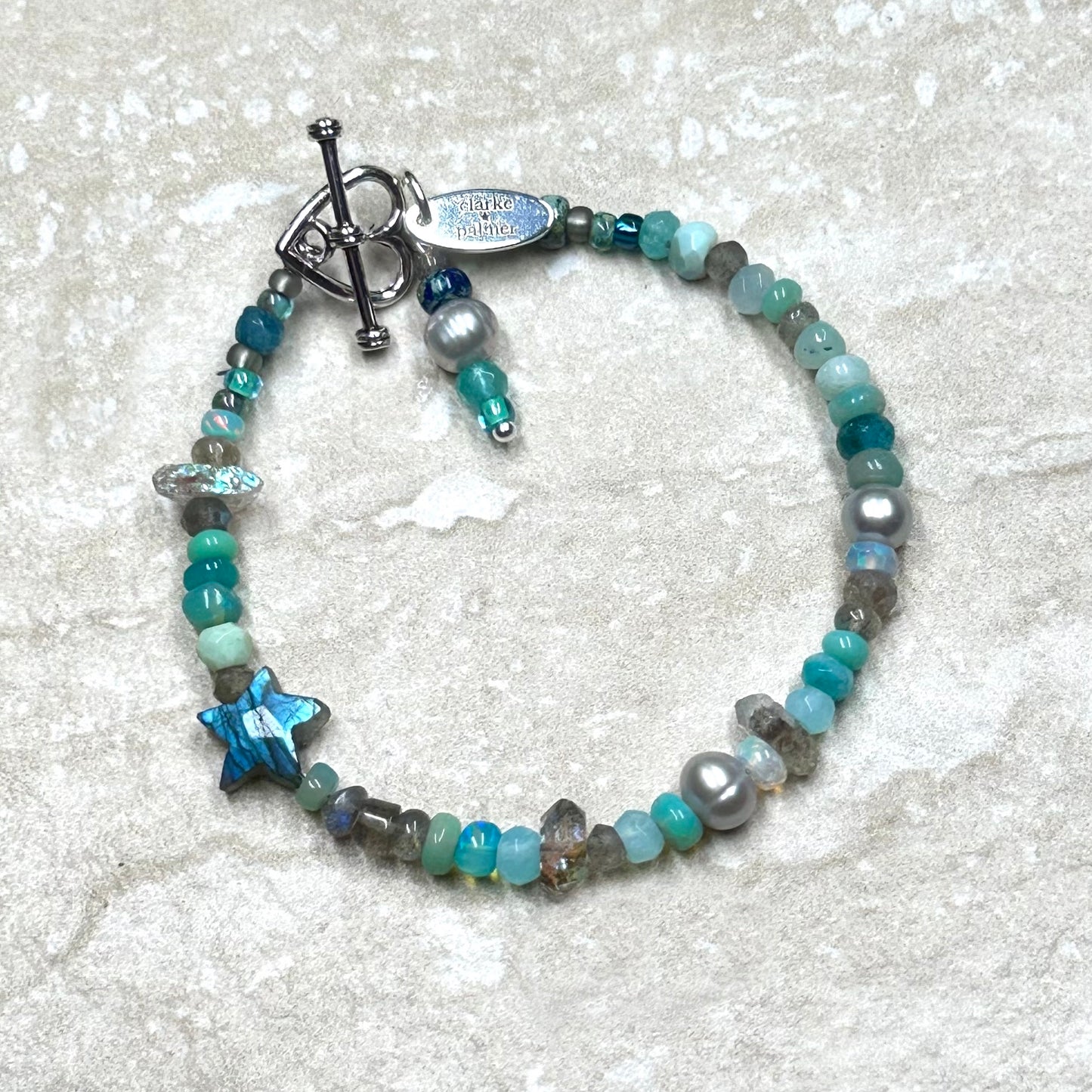 Iridescent Mermaid Charm Bracelet