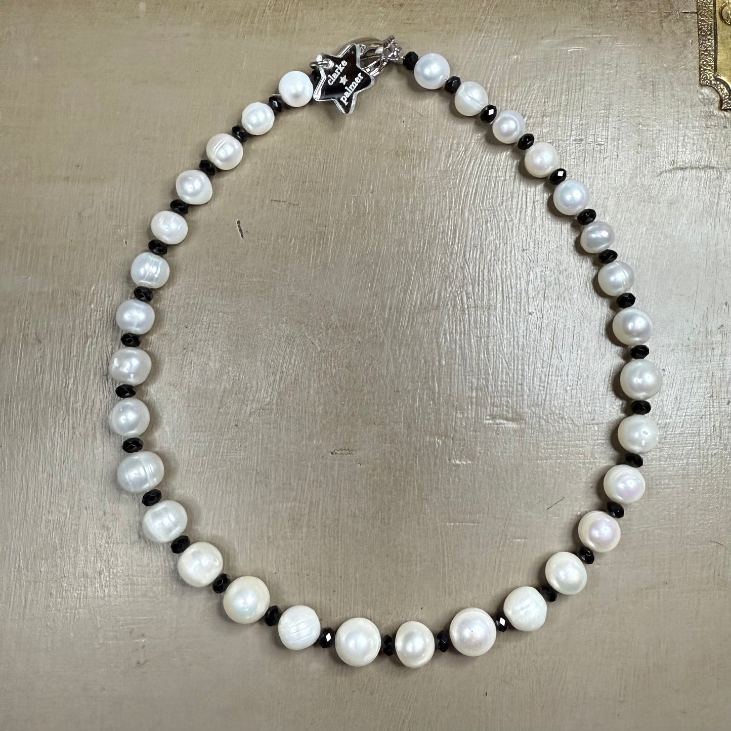 Large Pearl & Spinel Necklace