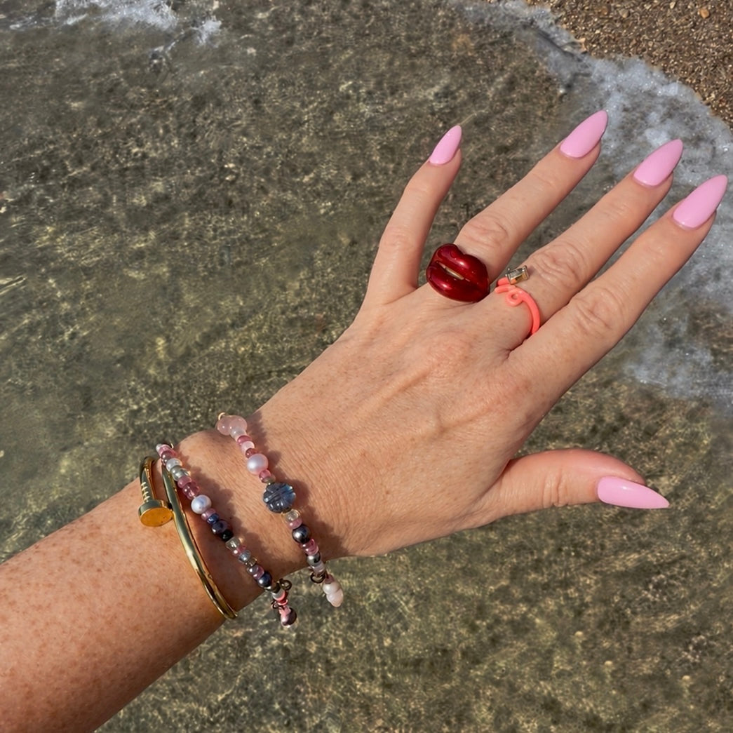 Violetta Gemstone & Pearl Bracelet | CLARKE PALMER
