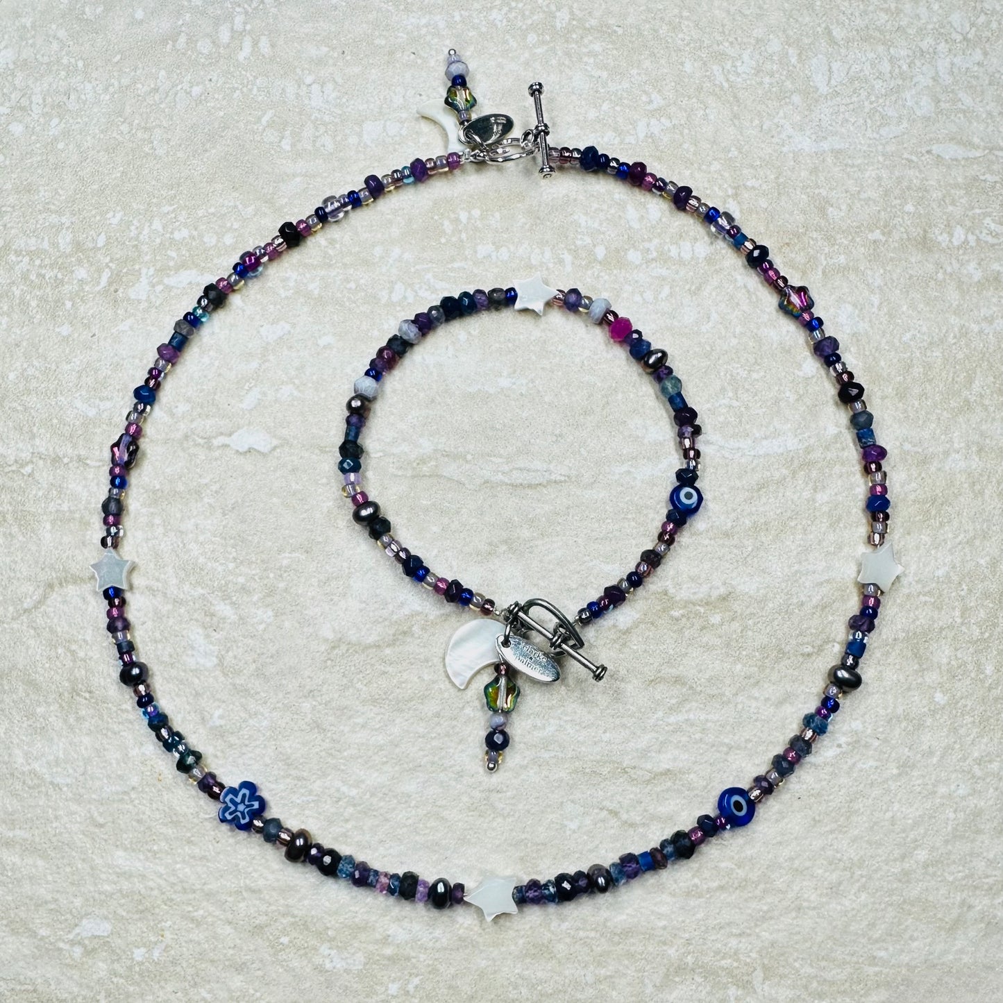 Moon Glow Gemstone Necklace