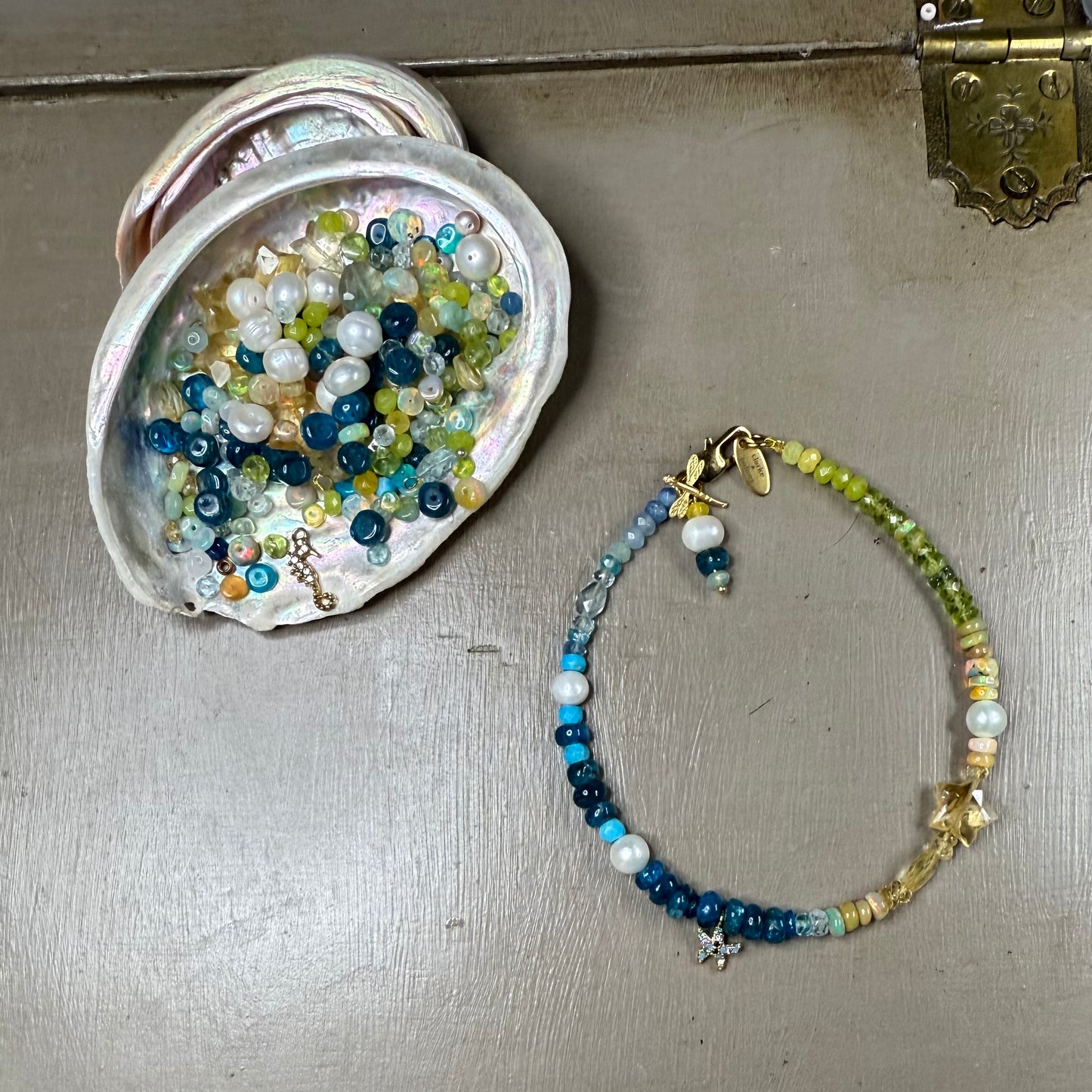 Dream Beach Gemstone Anklet
