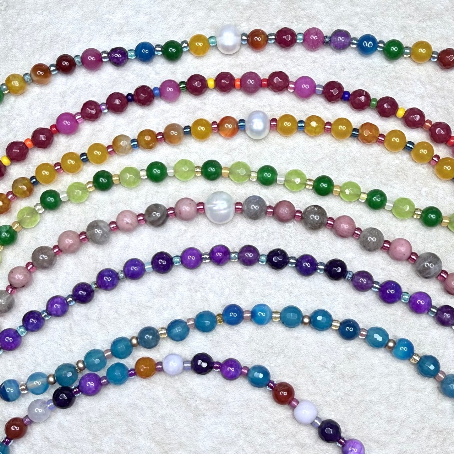 Candy Energy Strand Bracelet | Gemstone | Gold or Silver Vermeil | Clarke Palmer