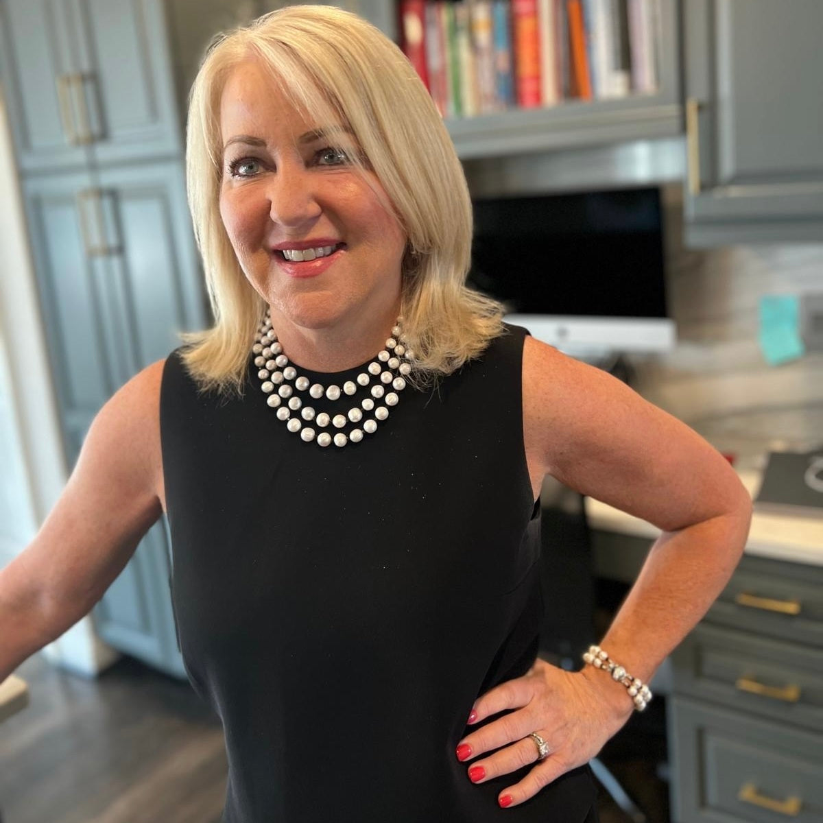 Large Pearl & Spinel Necklace