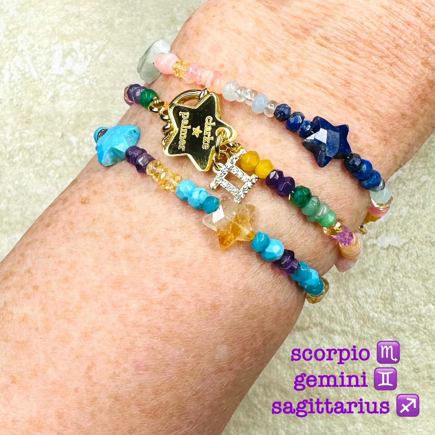 Zodiac Supercharged Gemstone Bracelet