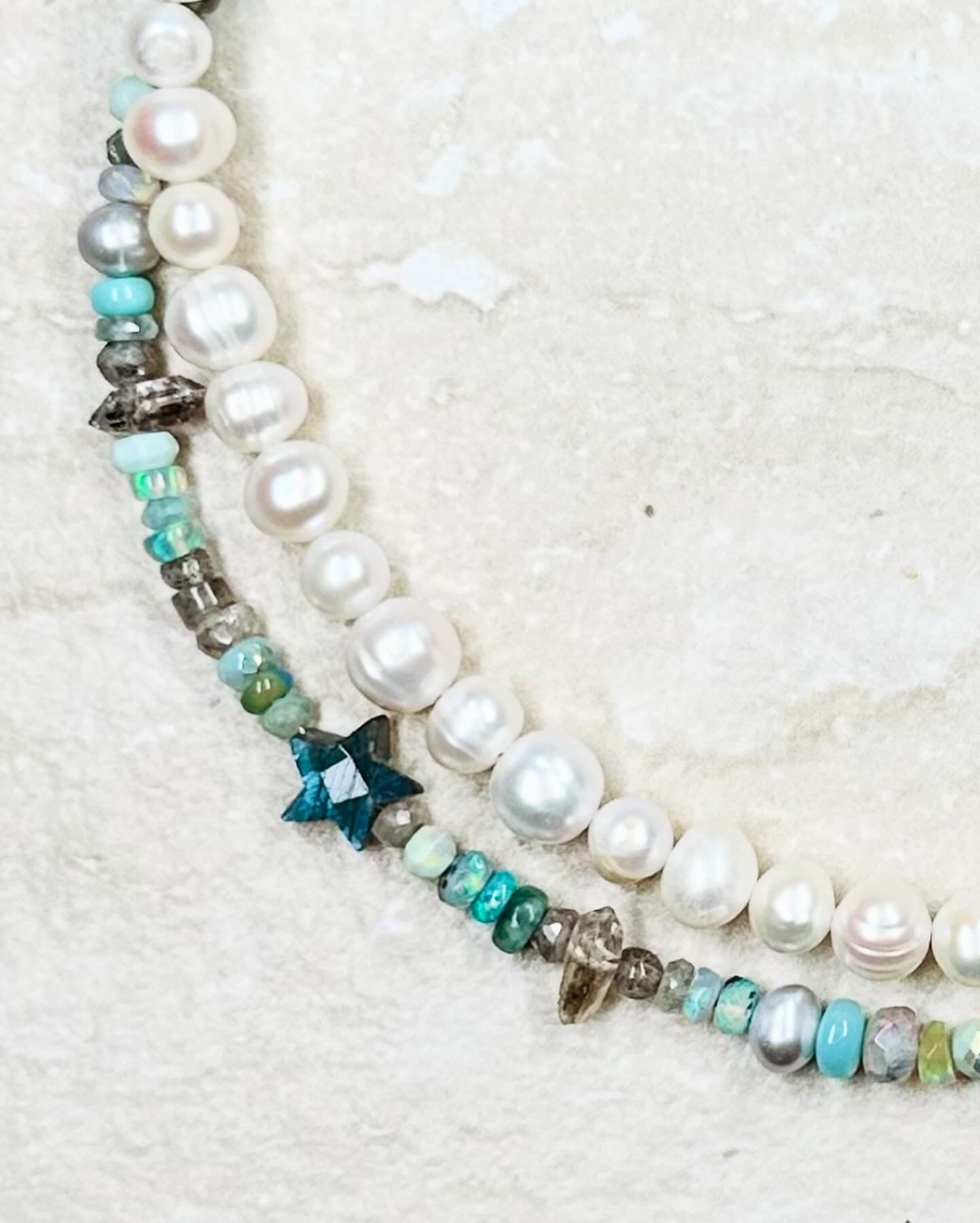 Mermaid Iridescent Gemstone Necklace