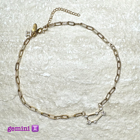 Zodiac Constellation Chain Necklace