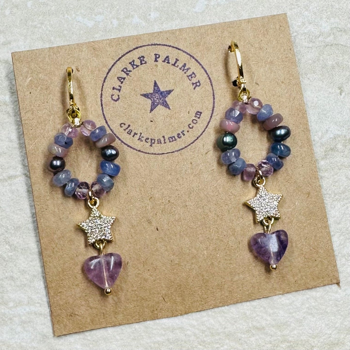 Holiday Magic Opal & Tanzanite Star Earrings