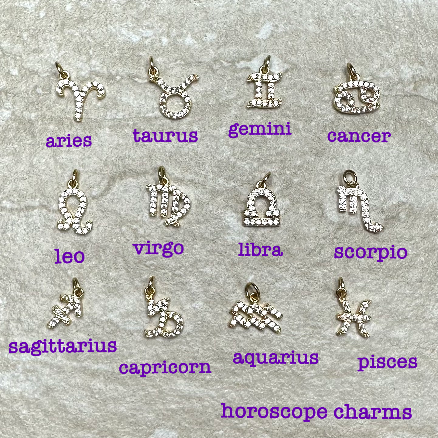 Star Sign & Birthstone Bracelet | Handmade Gemstone Bracelet | Gold Vermeil | Clarke Palmer