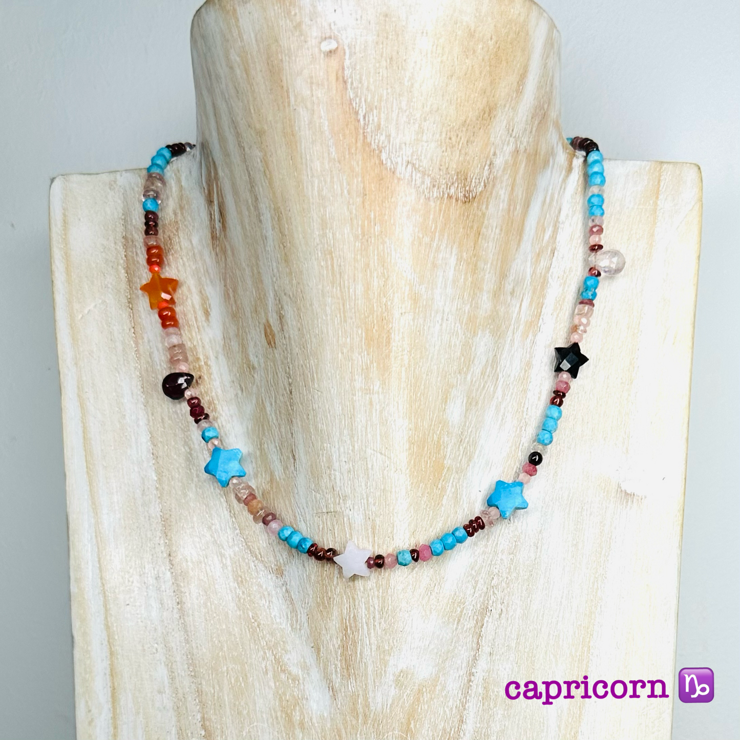 Horoscope Supercharged Birthstone Gemstone Necklace