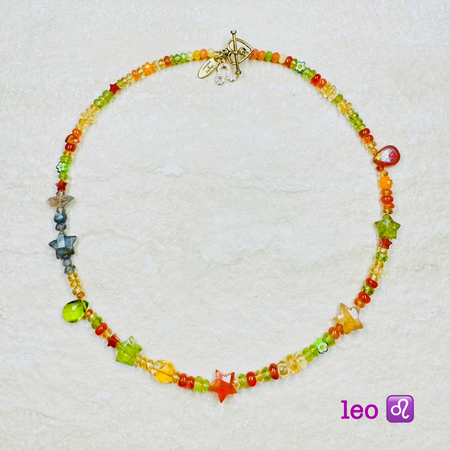 Horoscope Supercharged Birthstone Gemstone Necklace