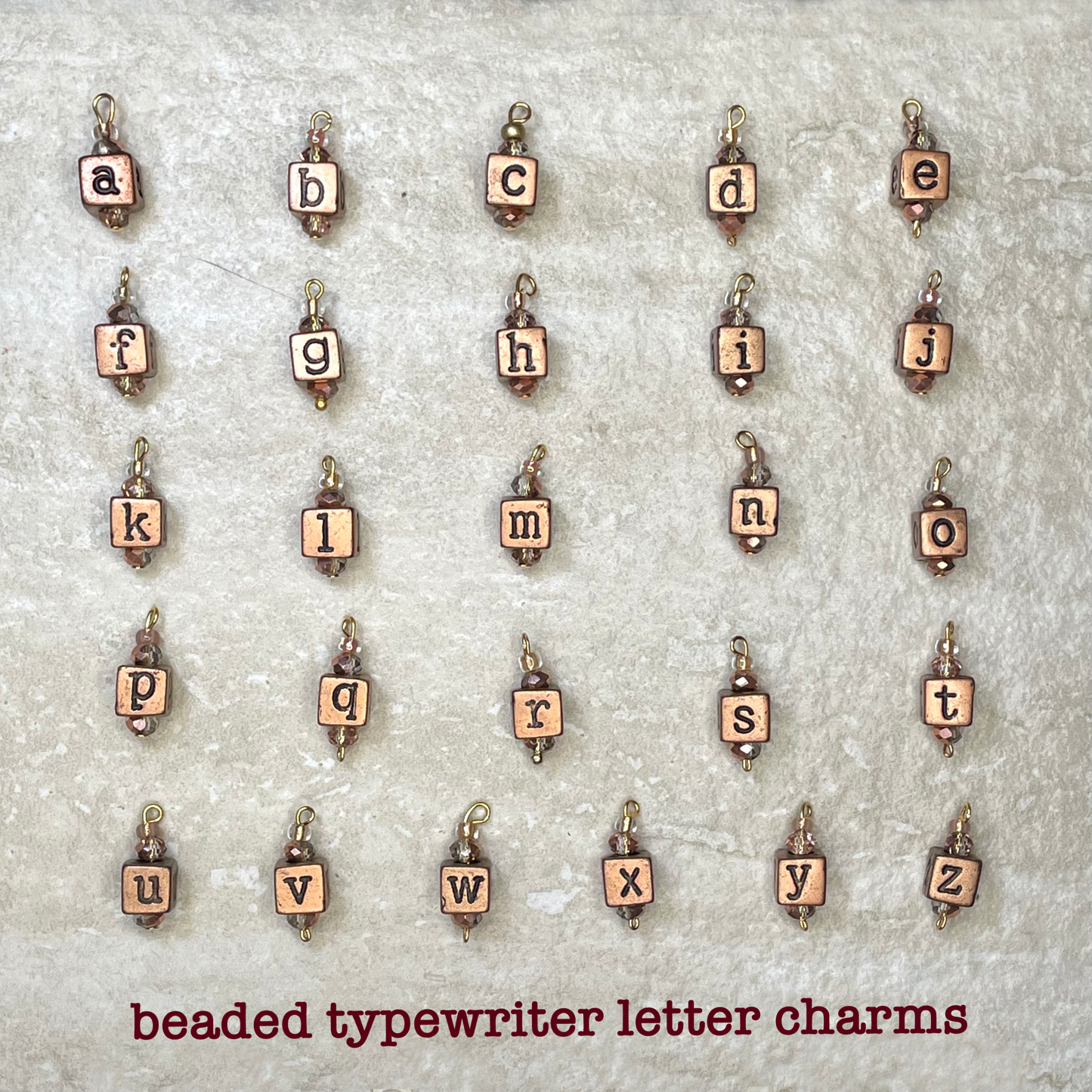 Ditsy Daisy Beaded Charm Necklace