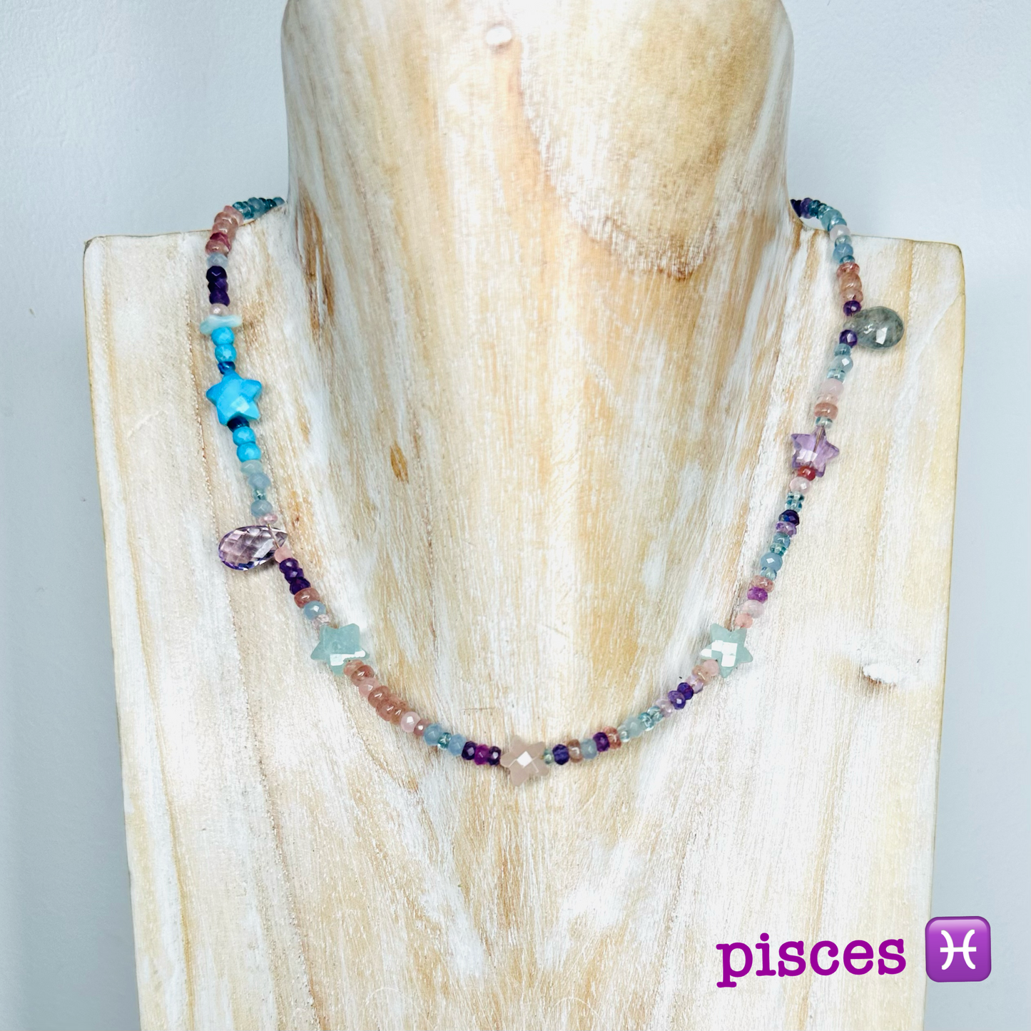 Horoscope Supercharged Birthstone Gemstone Necklace