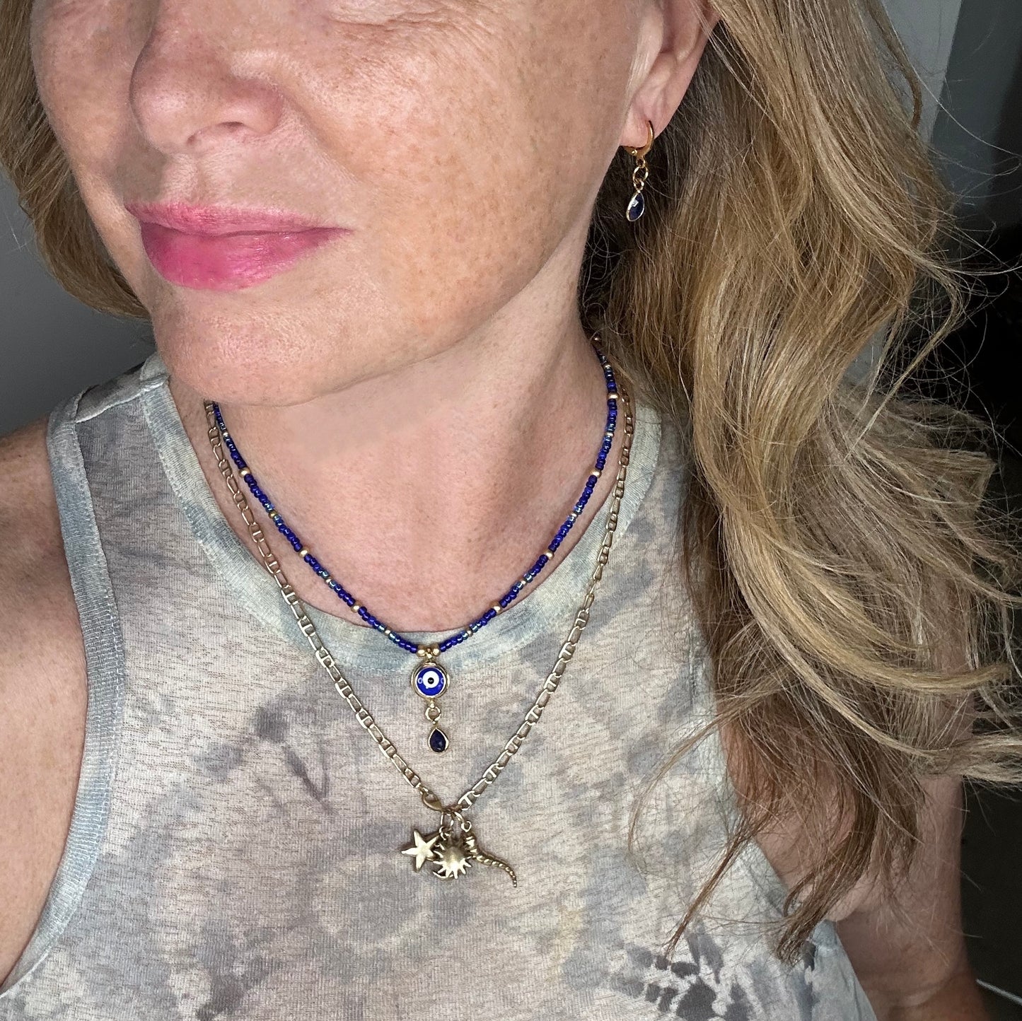 Burmese Sapphire Briolette Drop Earrings