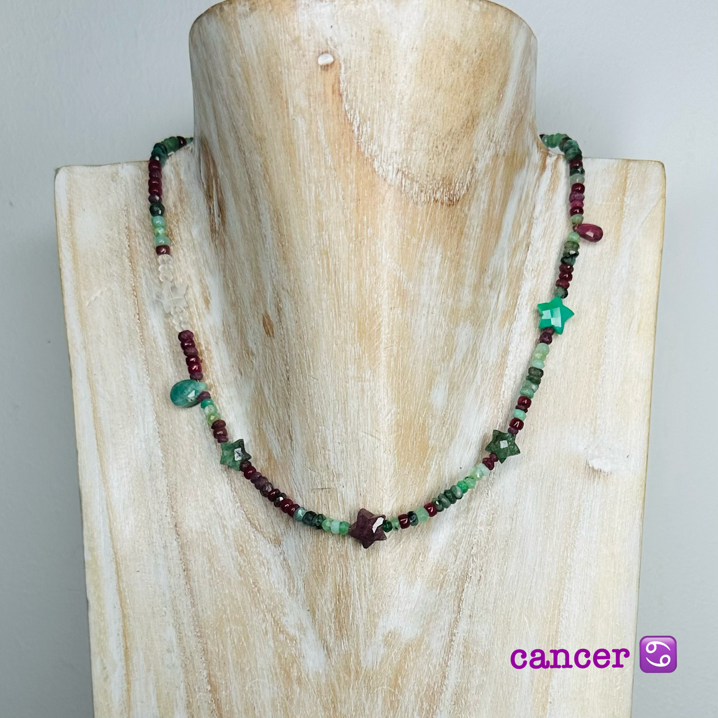 Horoscope Supercharged Birthstone Gemstone Necklace