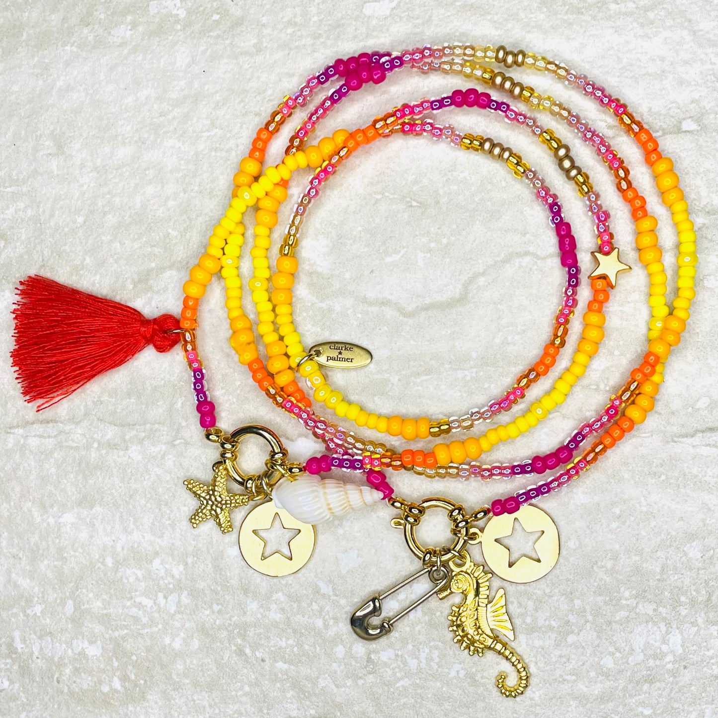 Golden Sunlight Charm Anklet