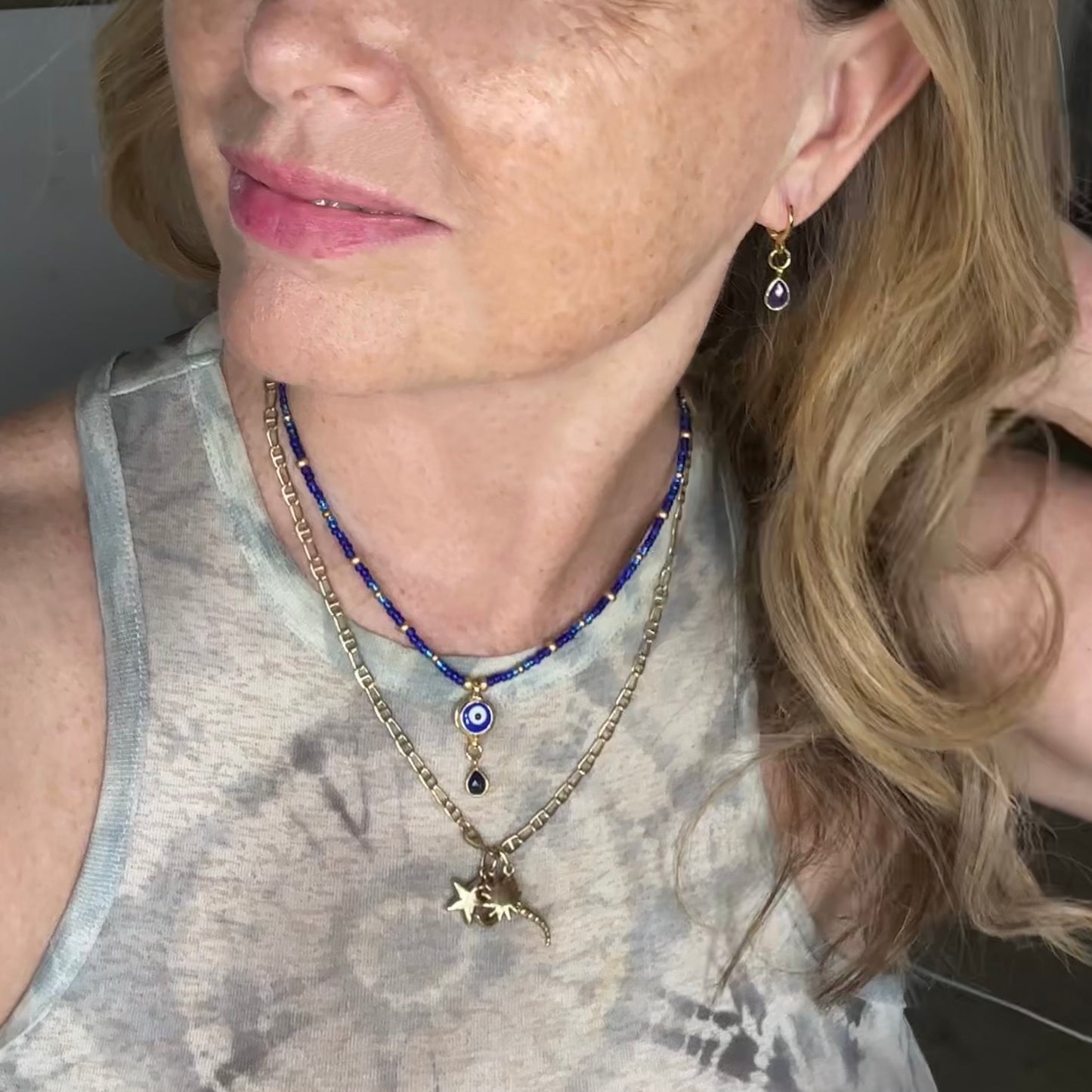 Burmese Sapphire Briolette Drop Earrings