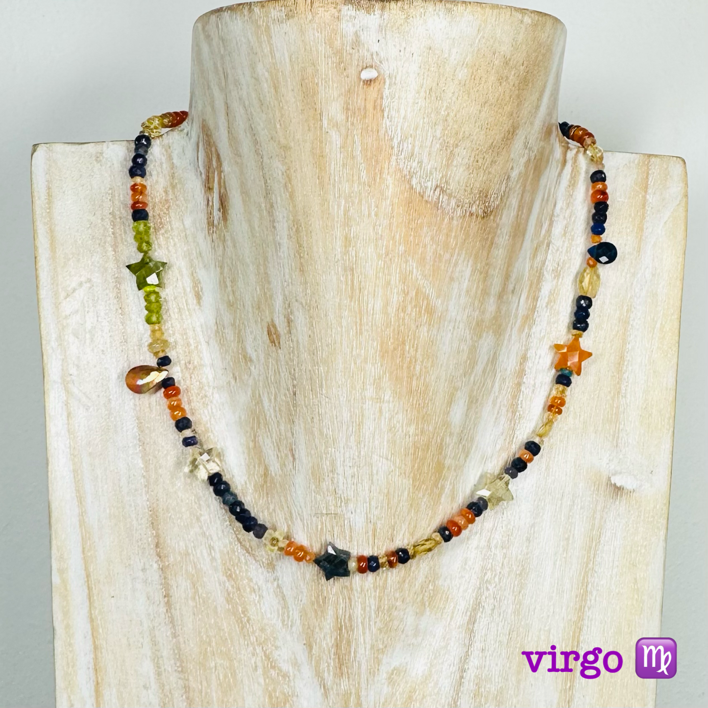 Horoscope Supercharged Birthstone Gemstone Necklace