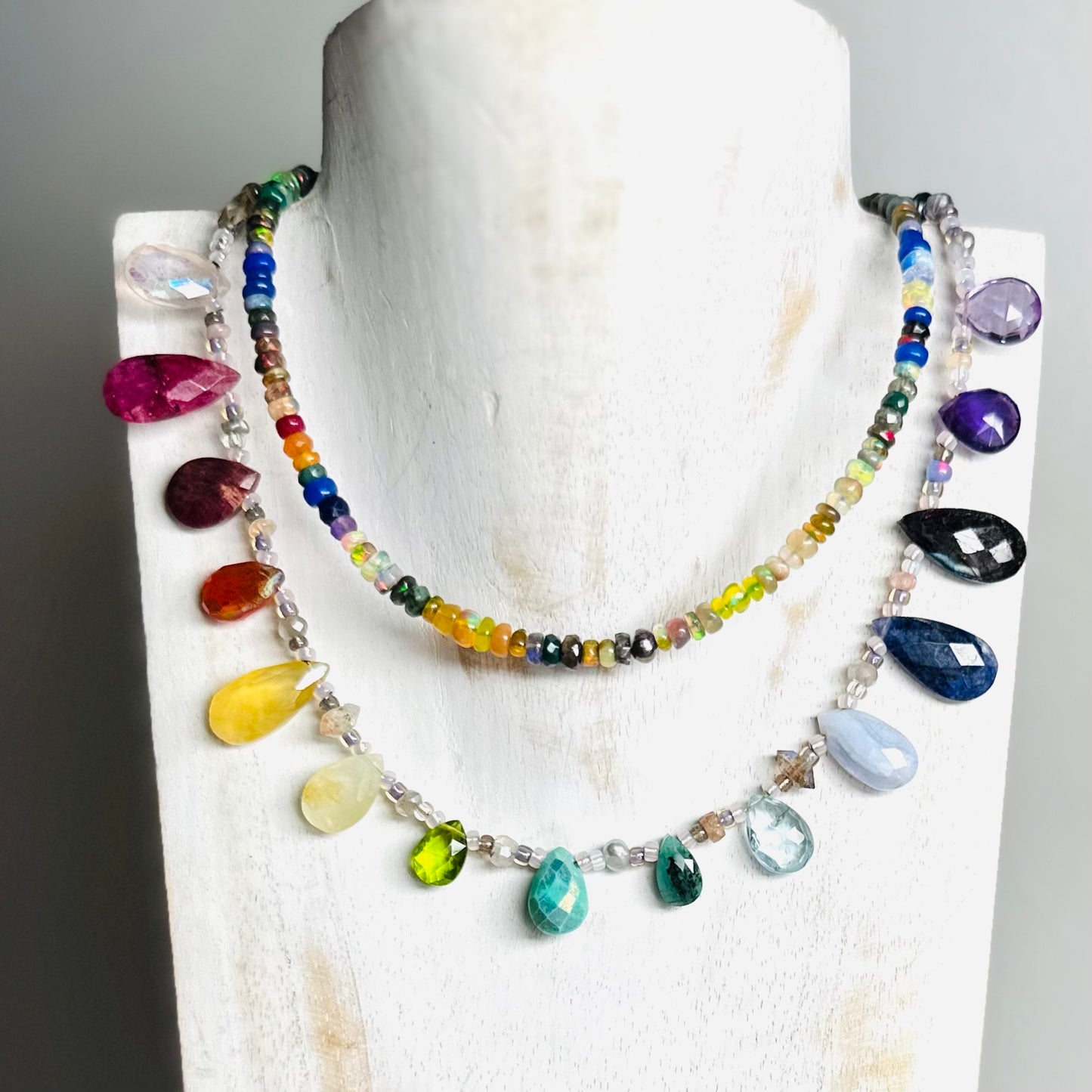 Neon Fantasy Ethiopian Opal Necklace